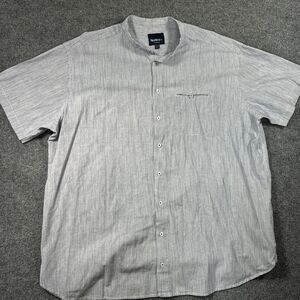 North 56 91163 3XL Pure Cotton Chinese Collar Vertical Stripe